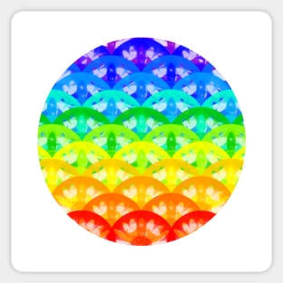 Flower of Life - Chakra / Rainbow Colors Sticker